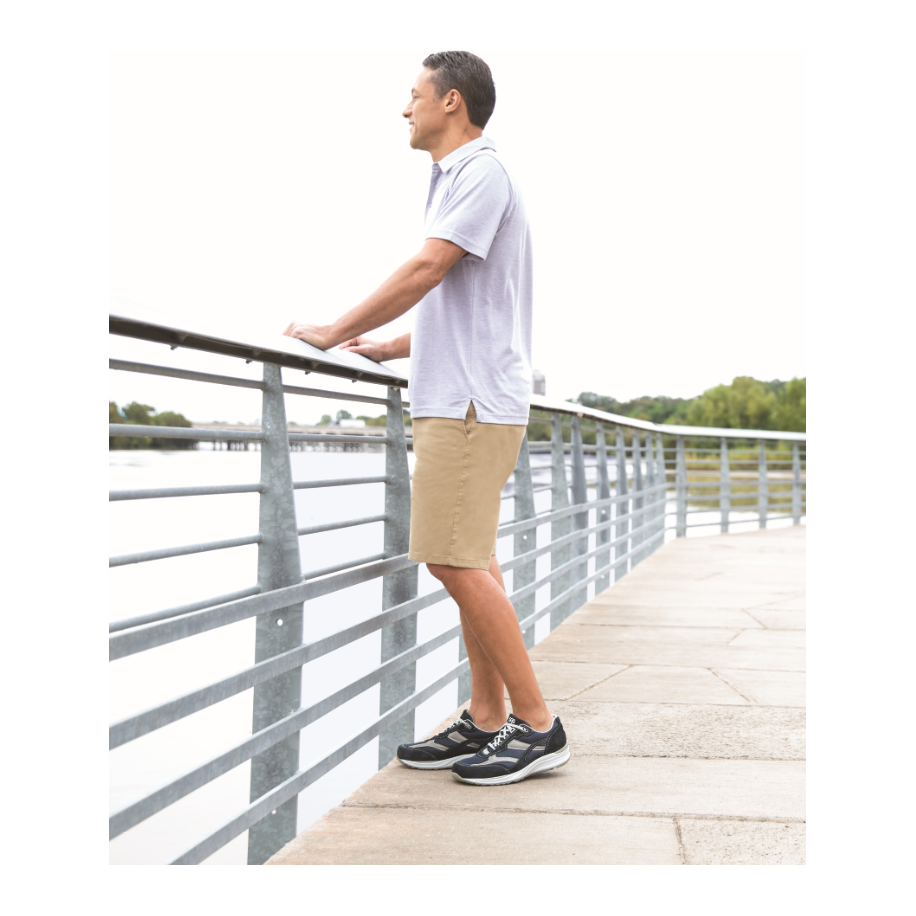 SAS Men's Journey Mesh Lace Up in Blue Wide Men's Footwear