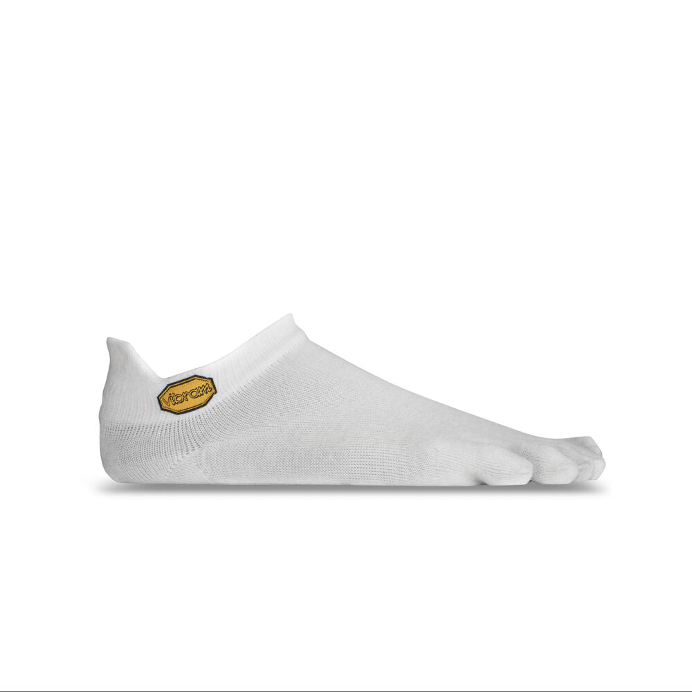 Vibram 5Toe athletic no show socks in White