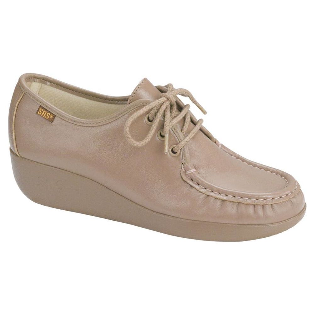 SAS Women's Bounce Lace Up in Mocha Wide Women's Footwear