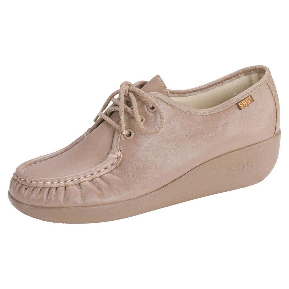 SAS Women's Bounce Lace Up in Mocha Wide Women's Footwear