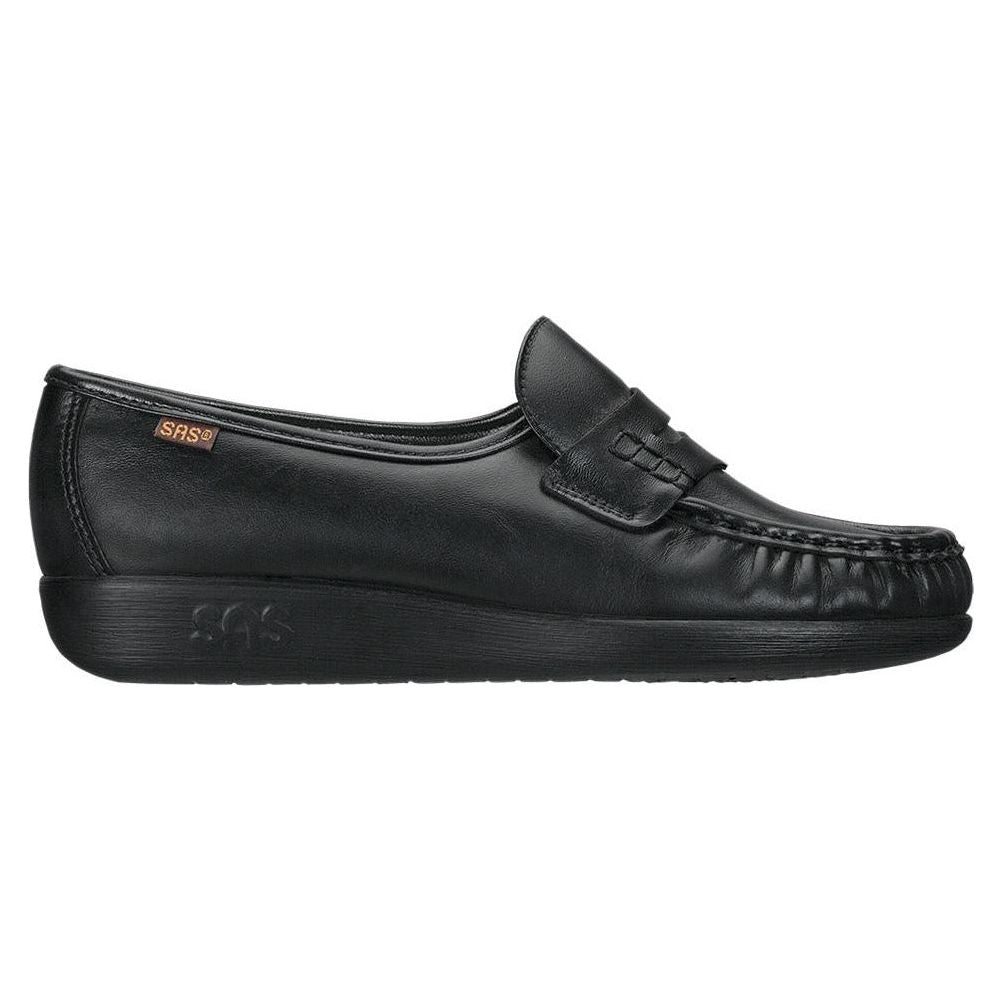 SAS Women's Classic Slip-On in Black Wide Women's Footwear