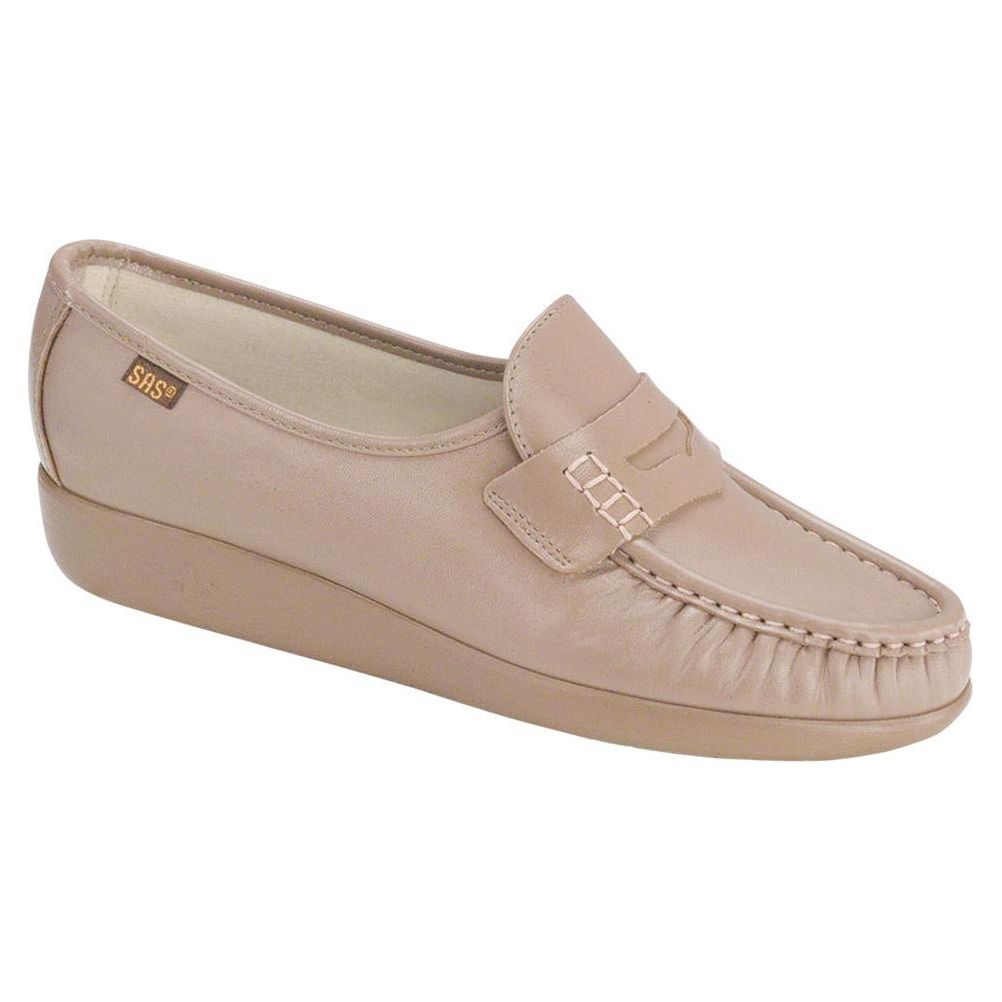 SAS Women's Classic Slip-On in Mocha Wide Women's Footwear