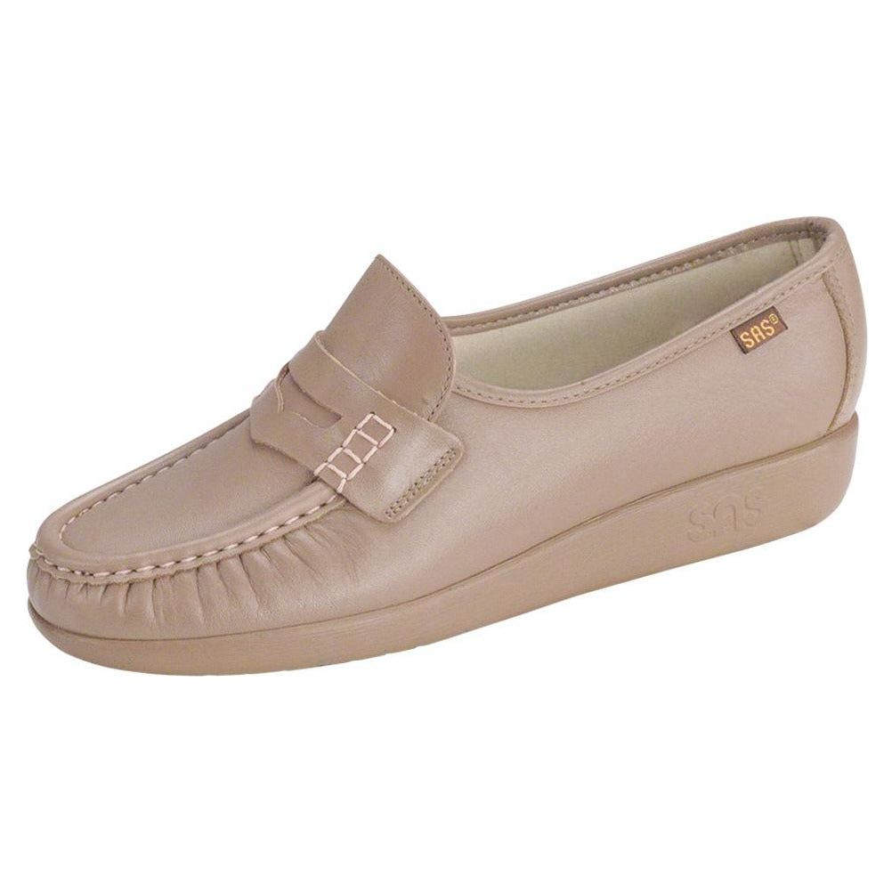 SAS Women's Classic Slip-On in Mocha Wide Women's Footwear