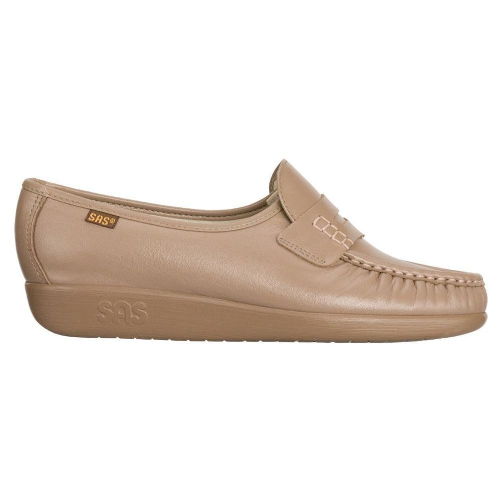 SAS Women's Classic Slip-On in Mocha Wide Women's Footwear