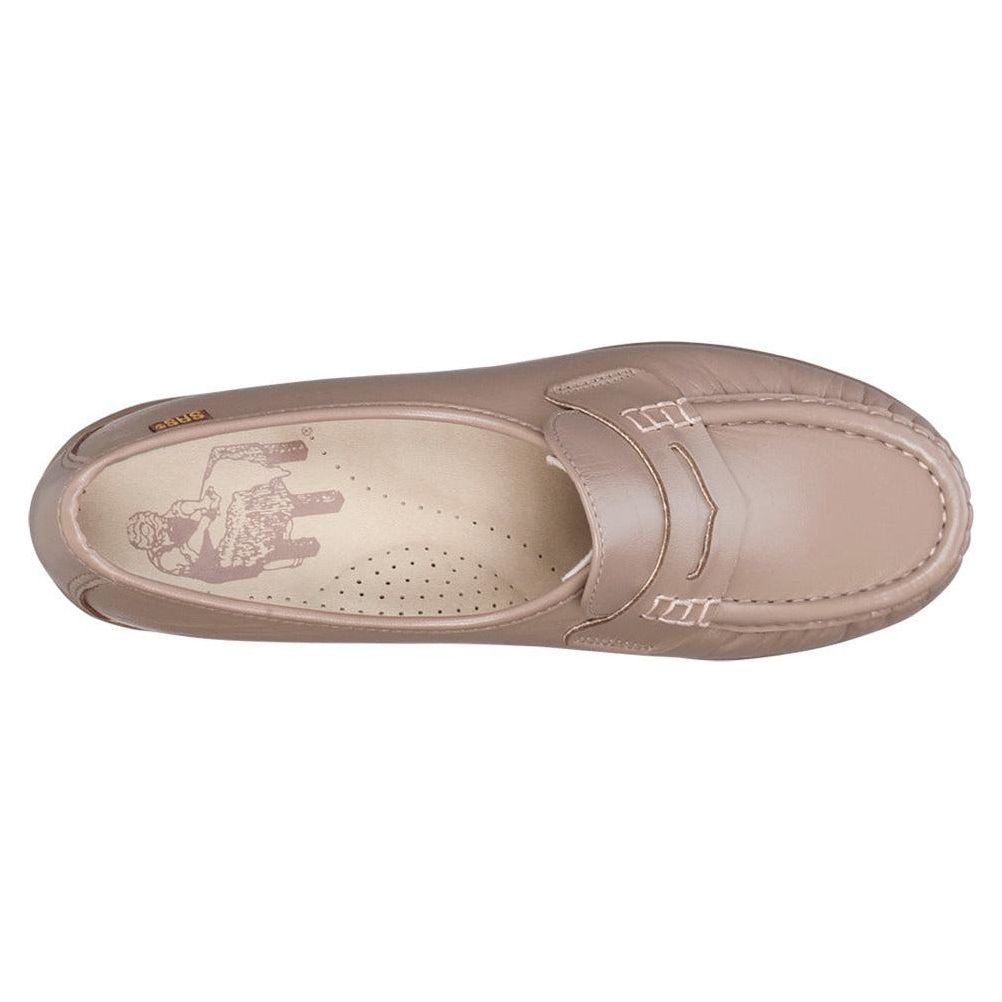 SAS Women's Classic Slip-On in Mocha Wide Women's Footwear