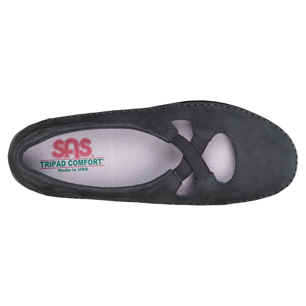 SAS Women's Crissy Slip On Loafer in Nero Wide Women's Footwear