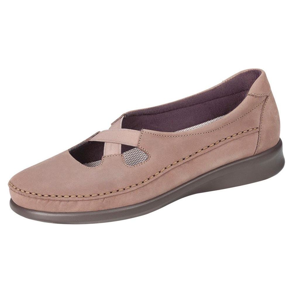 SAS Women's Crissy Slip On Loafer in Praline Wide Women's Footwear