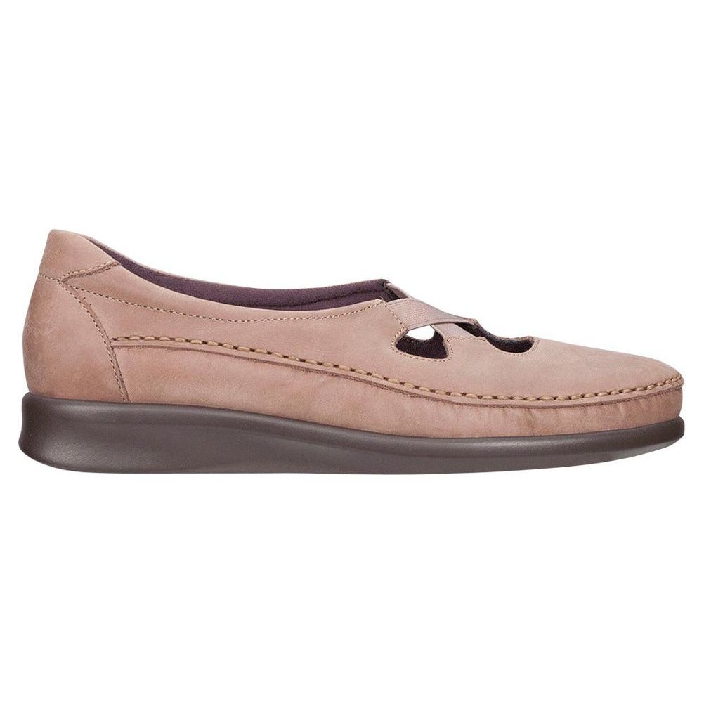 SAS Women's Crissy Slip On Loafer in Praline Wide Women's Footwear