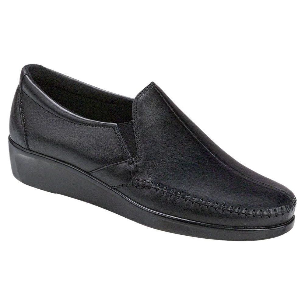 SAS Women's Dream Slip On Loafer in Black Women's Footwear