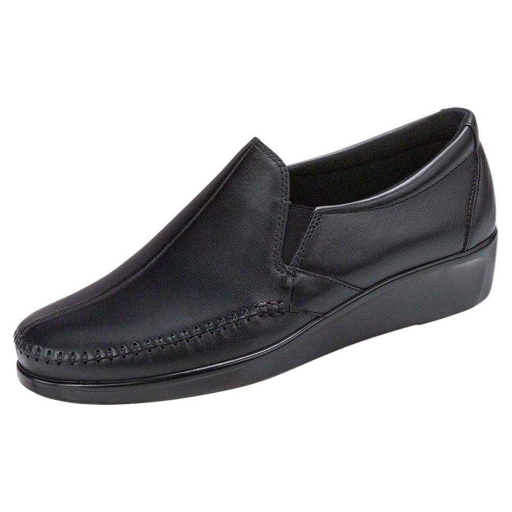 SAS Women's Dream Slip On Loafer in Black Women's Footwear