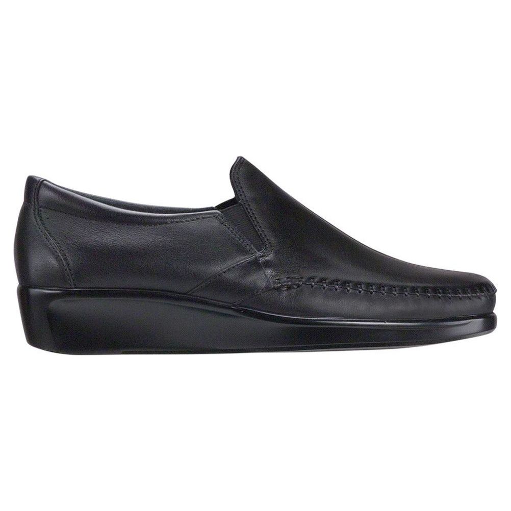 SAS Women's Dream Slip On Loafer in Black Women's Footwear