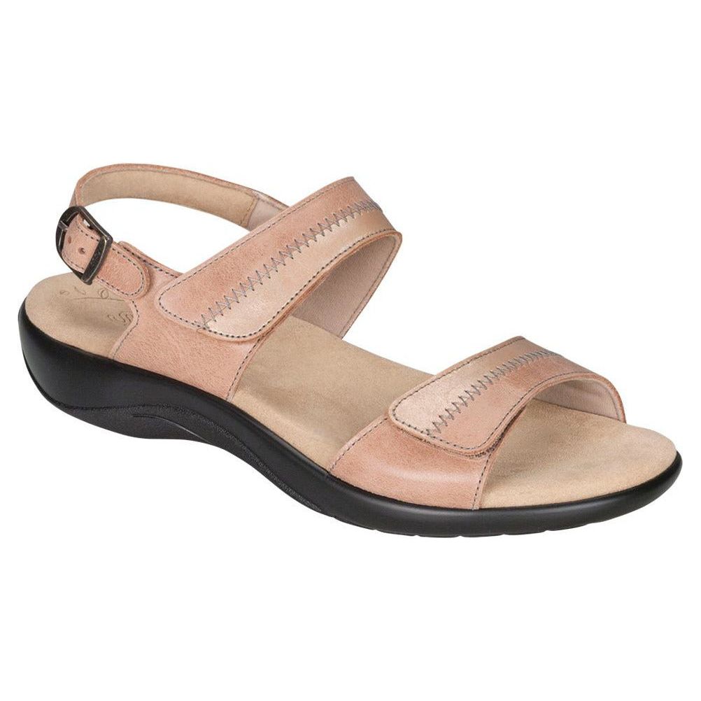 SAS Women's Nudu Heel Strap Sandal in Dawn Wide Women's Footwear