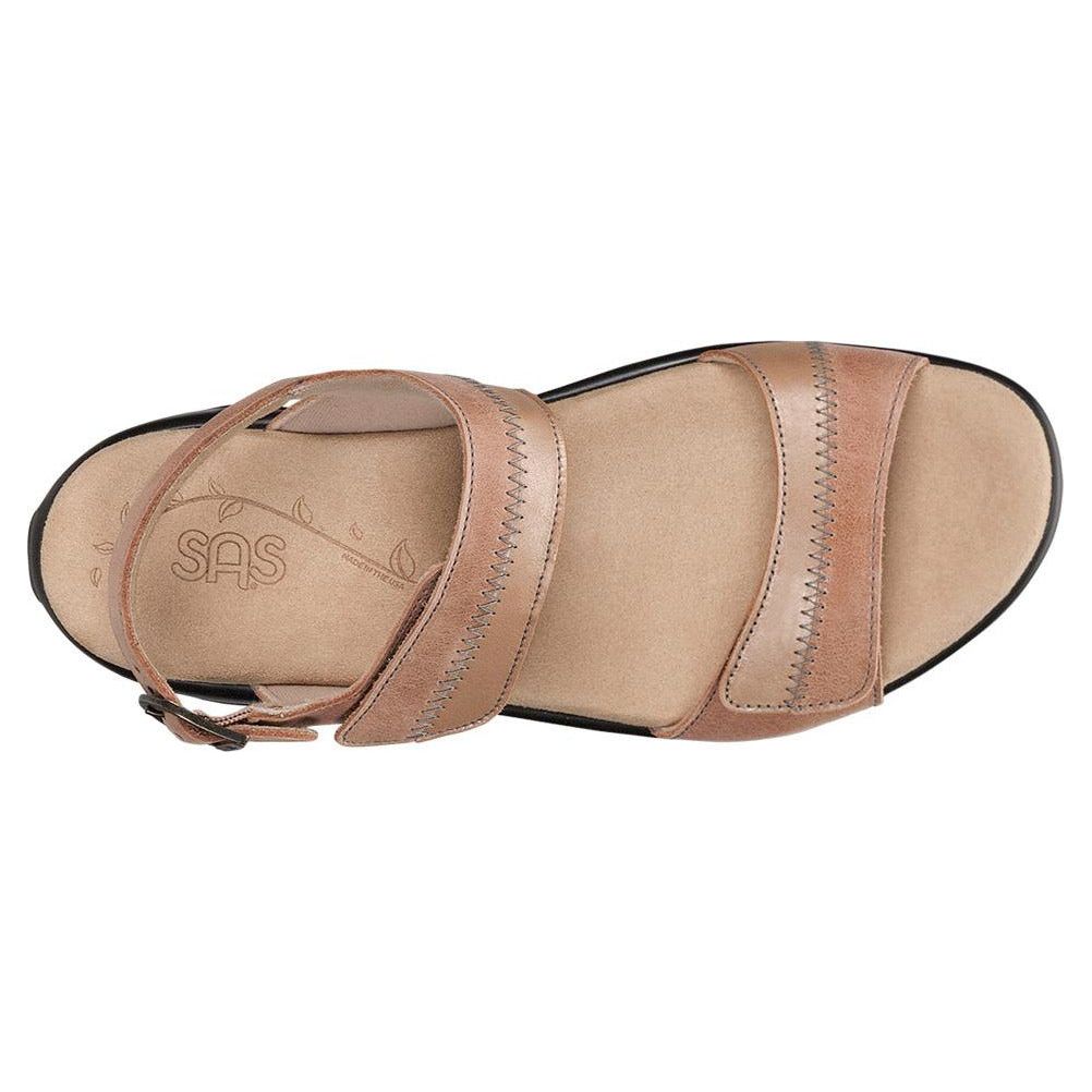 SAS Women's Nudu Heel Strap Sandal in Dawn Wide Women's Footwear