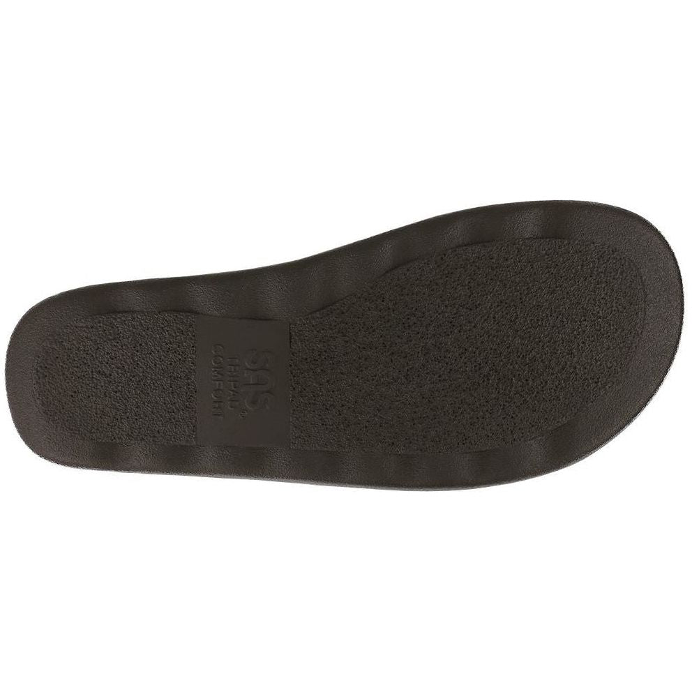 SAS Women's Relaxed Heel Strap Sandal in Black Wide Women's Footwear