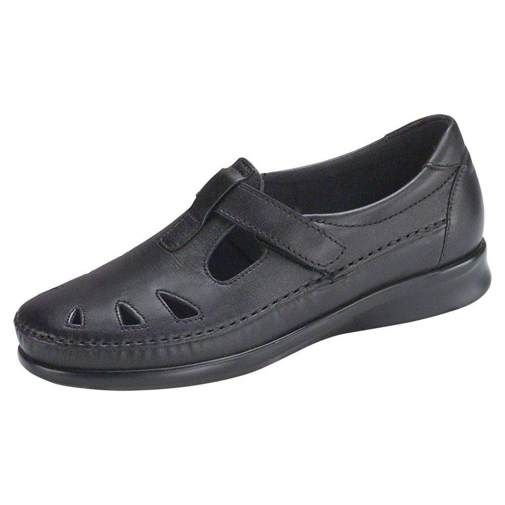 SAS Women's Roamer Slip On Loafer in Black Wide Women's Footwear