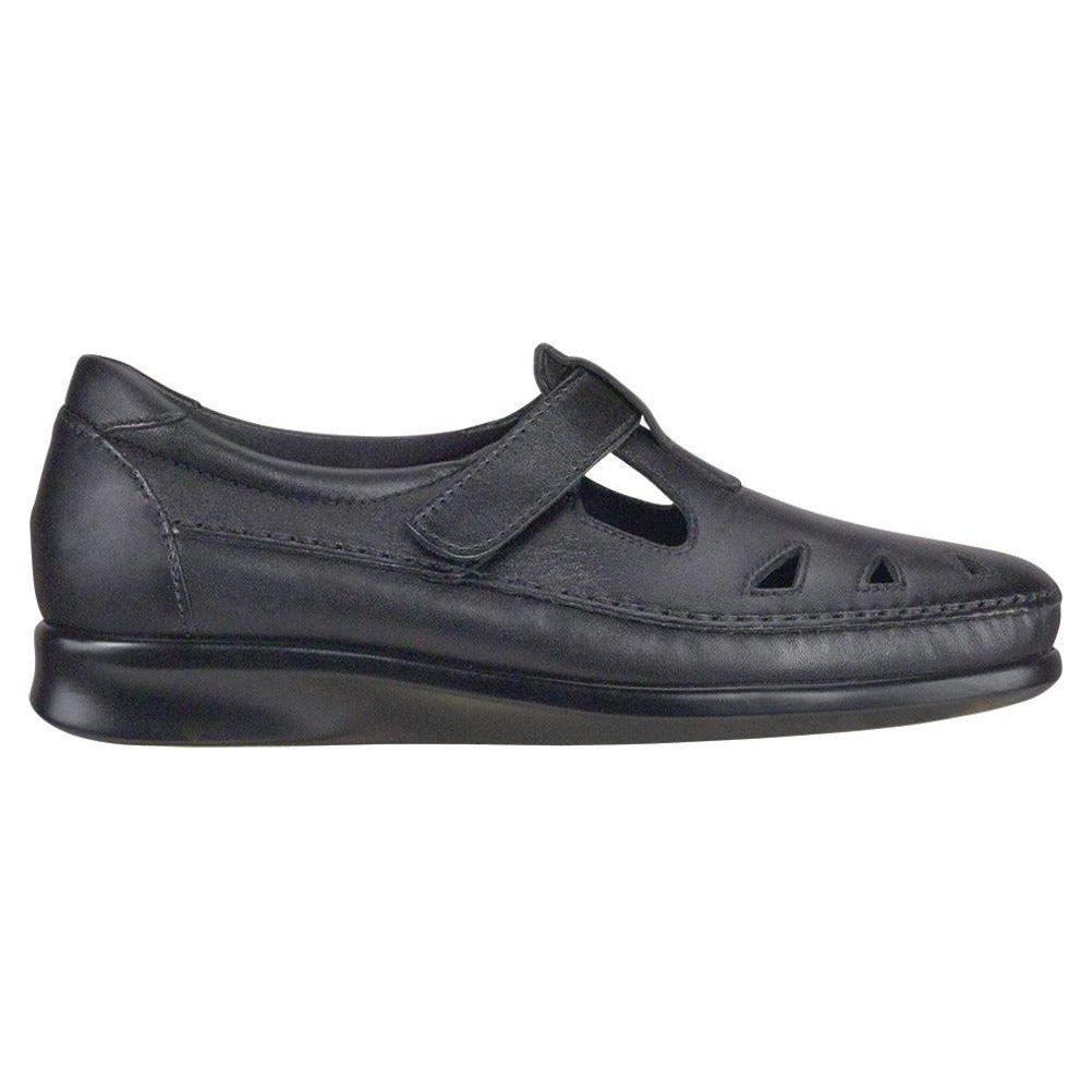 SAS Women's Roamer Slip On Loafer in Black Wide Women's Footwear