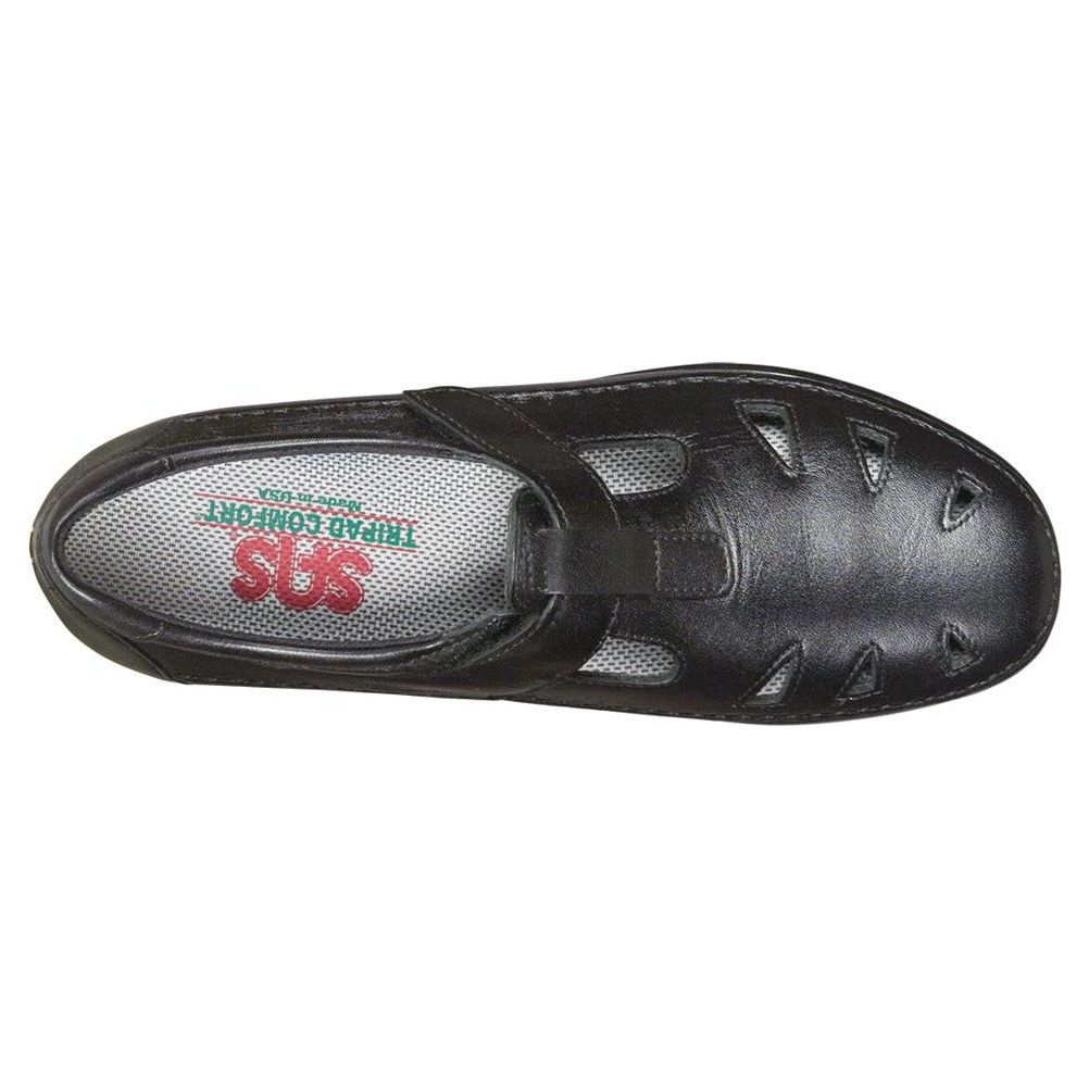 SAS Women's Roamer Slip On Loafer in Black Wide Women's Footwear