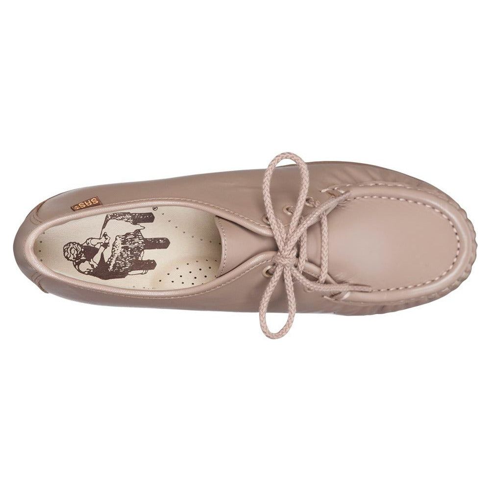 SAS Women's Siesta Lace Up Loafer in Mocha Wide Women's Footwear