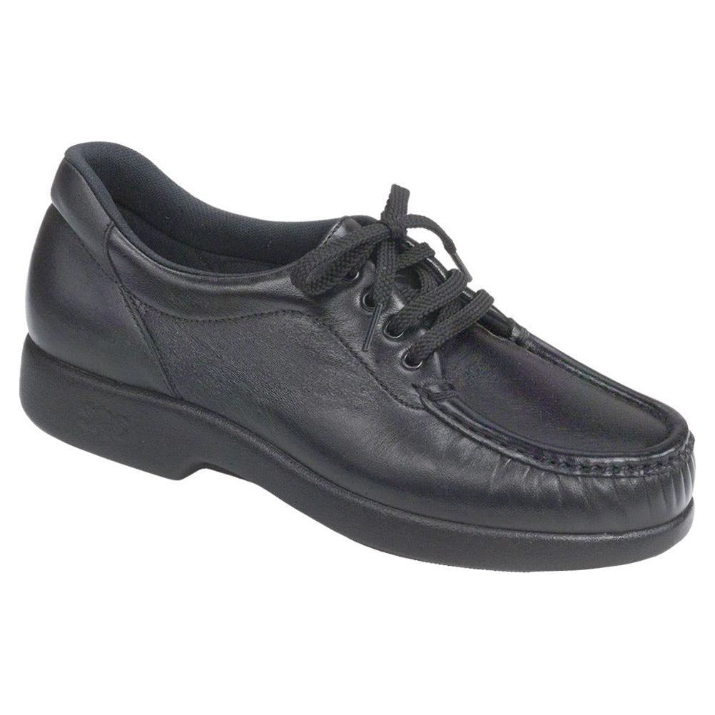 SAS Women's Take Time Lace Up in Black Wide Women's Footwear
