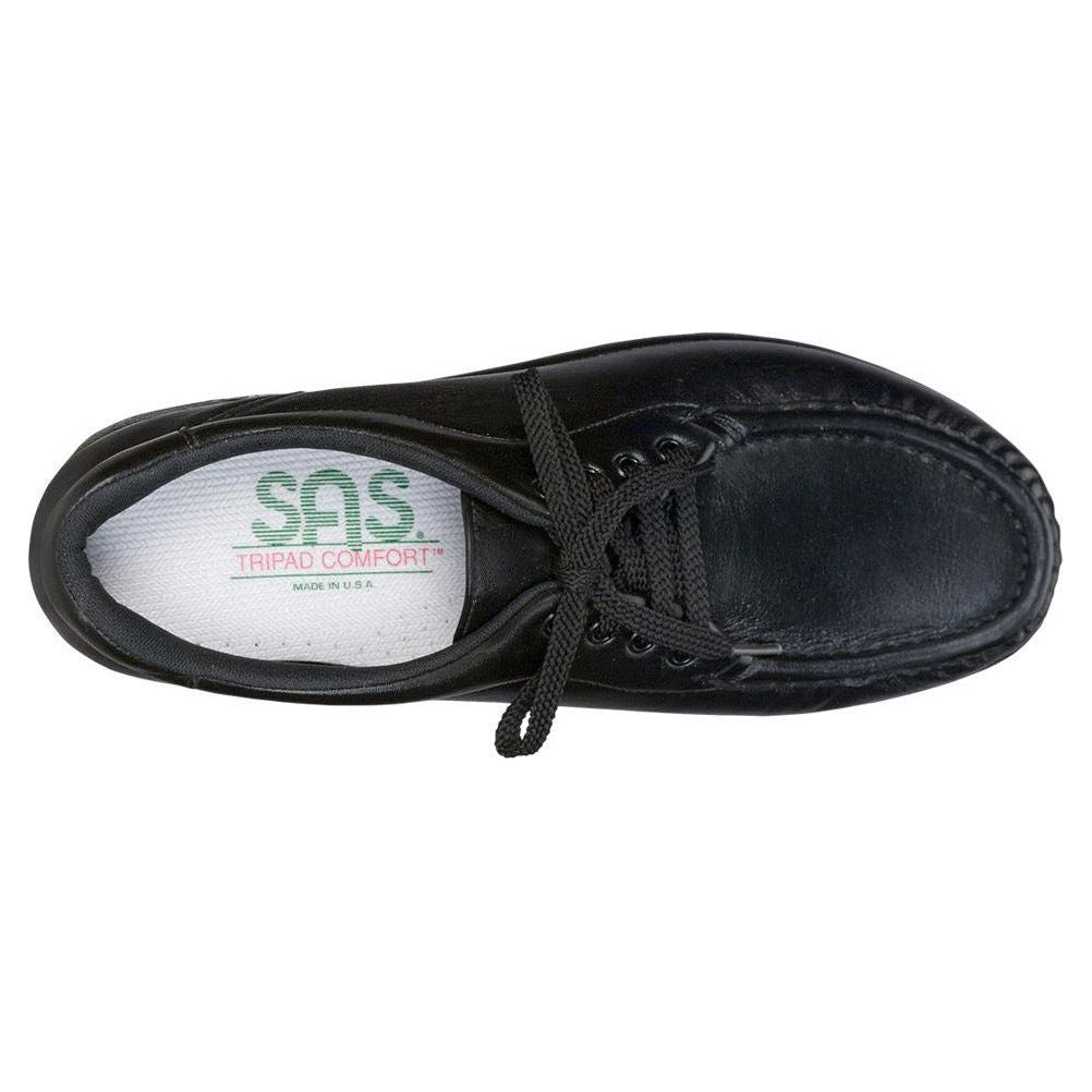 SAS Women's Take Time Lace Up in Black Wide Women's Footwear