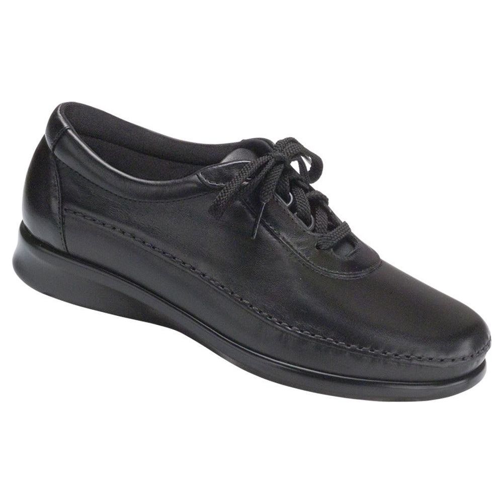 SAS Women's Traveler Active Lace Up in Black Wide Women's Footwear