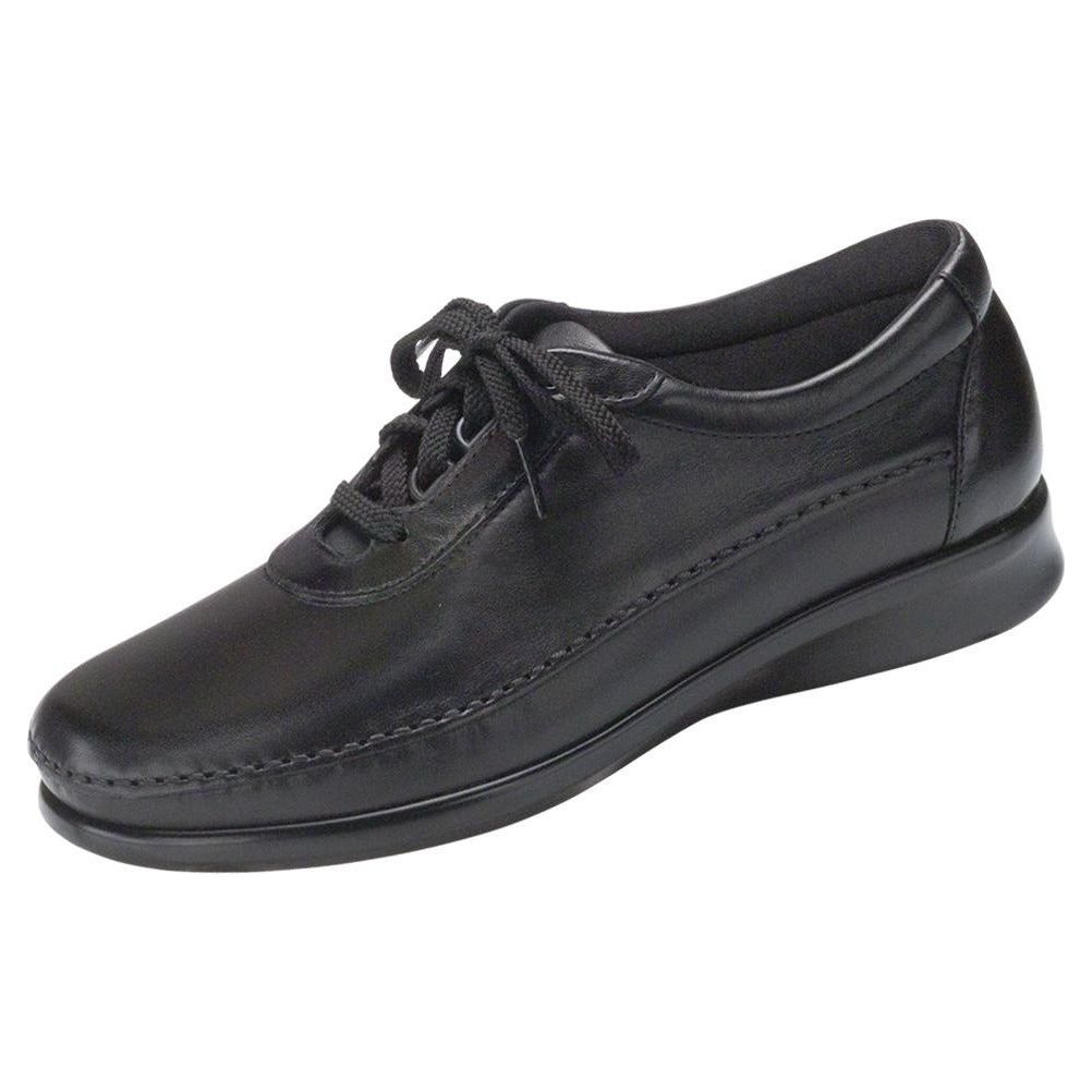 SAS Women's Traveler Active Lace Up in Black Wide Women's Footwear