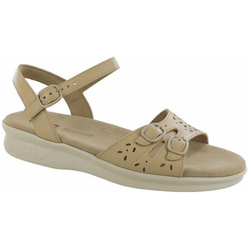 SAS Women's Duo Quarter Strap Sandal In Warm Stone Women's Footwear