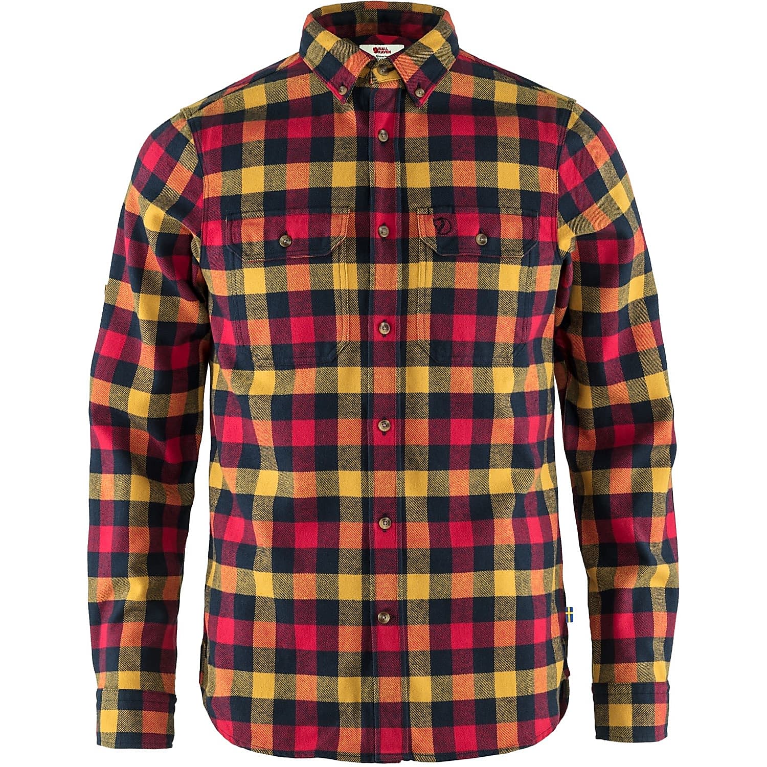 Fjallraven Men's Skog Shirt In True Red Men's Apparel