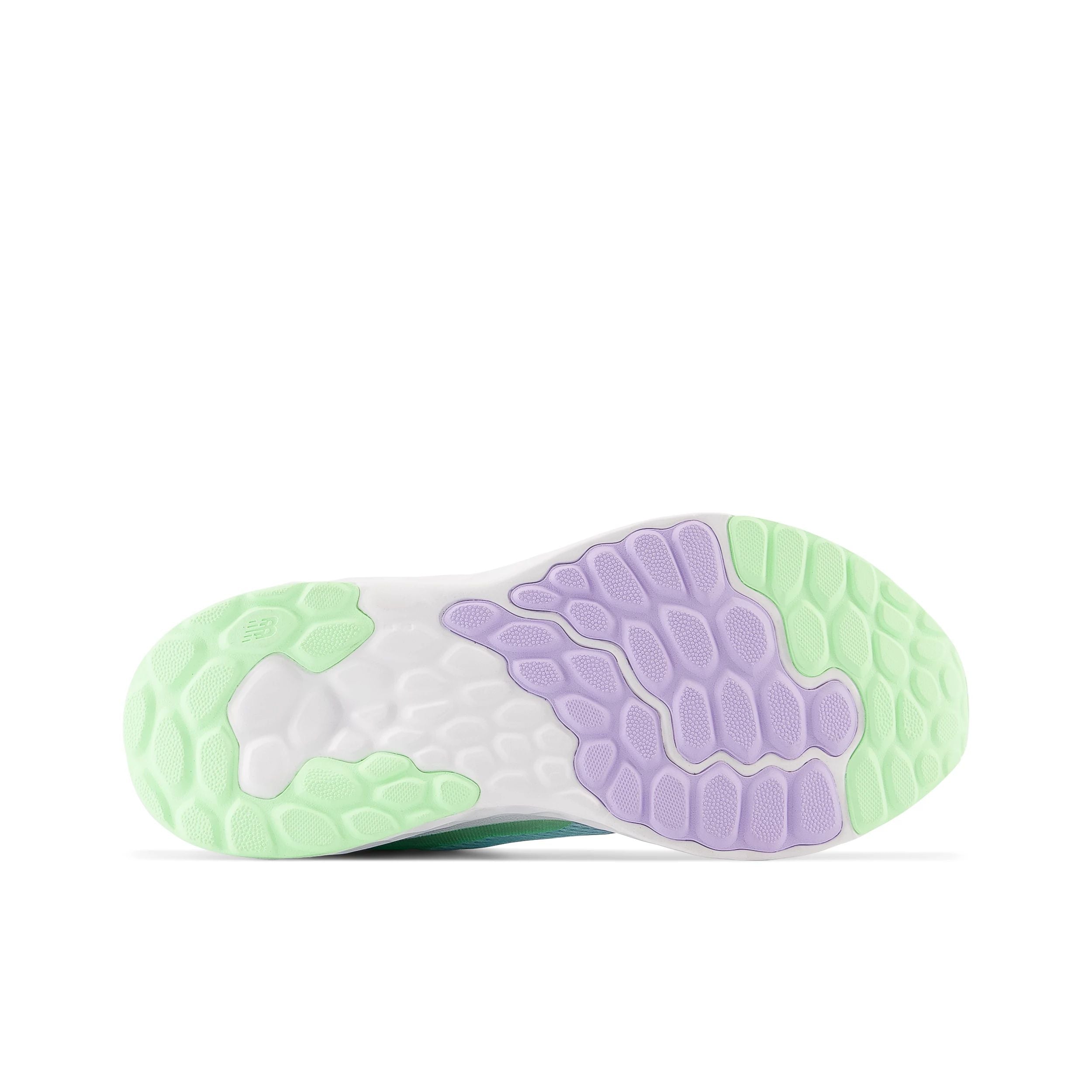 New Balance Big Kid's Fresh Foam Arishi v4 in Blue with Green Aura and Lilac Glo Footwear