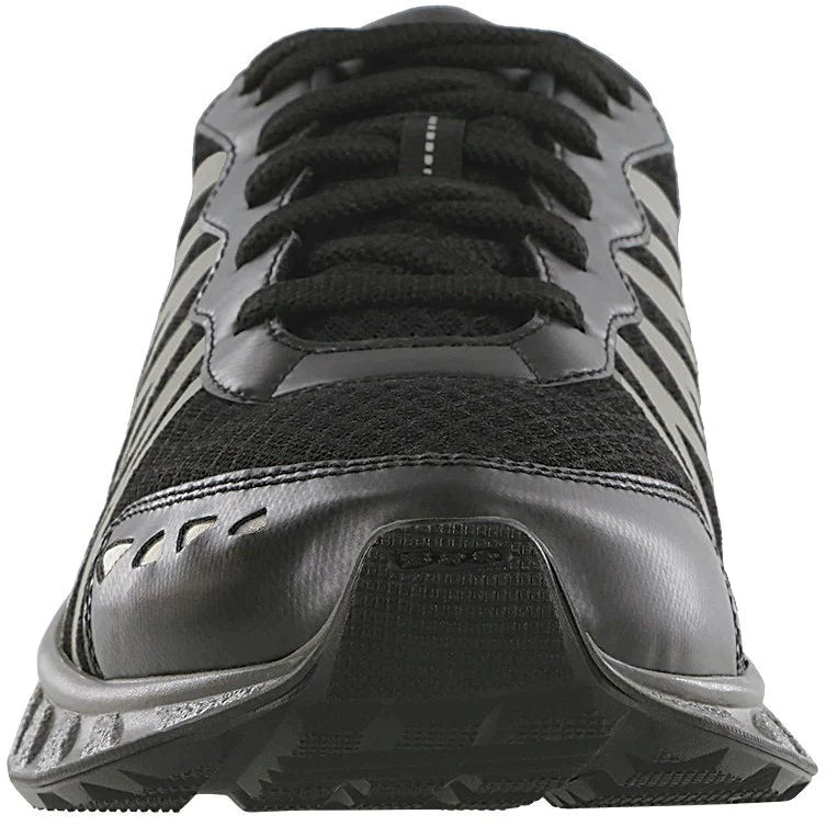 SAS Men's Pursuit Lace Up Sneaker in Black/Gray Men's Footwear