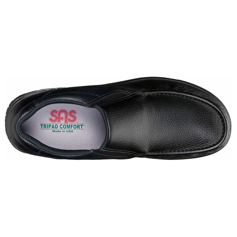 SAS Men's Navigator Non Slip Loafer in Black Men's Footwear