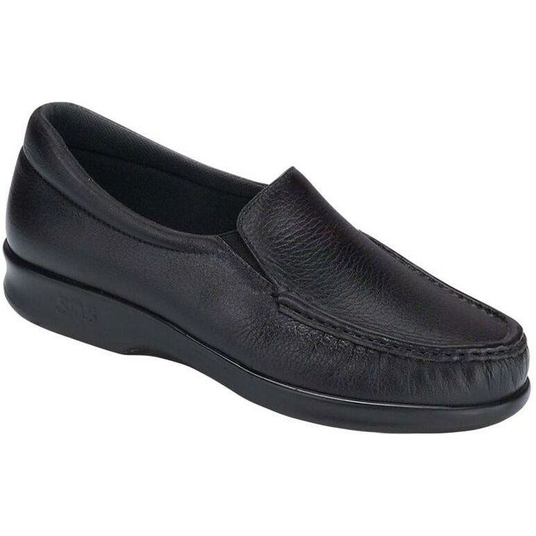 SAS Women's Twin Slip On Loafer in Black Women's Footwear