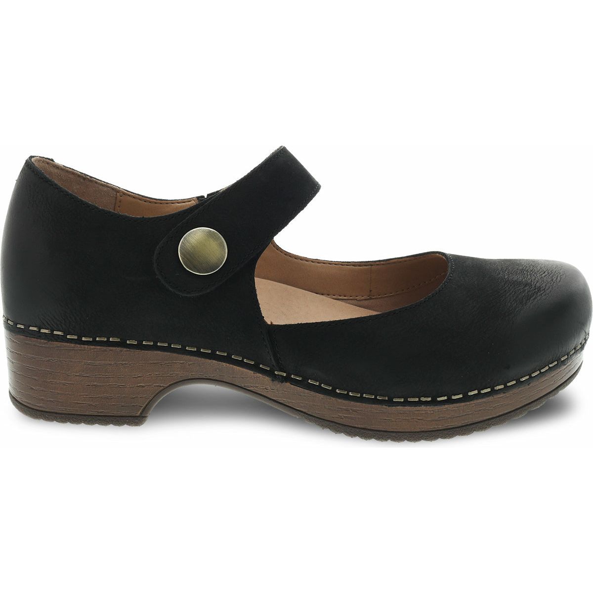 Dansko Women's Beatrice in Black Burnished Nubuck Women's Footwear