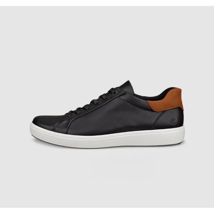ECCO Men's Soft 7 Leather Slip-In Sneaker