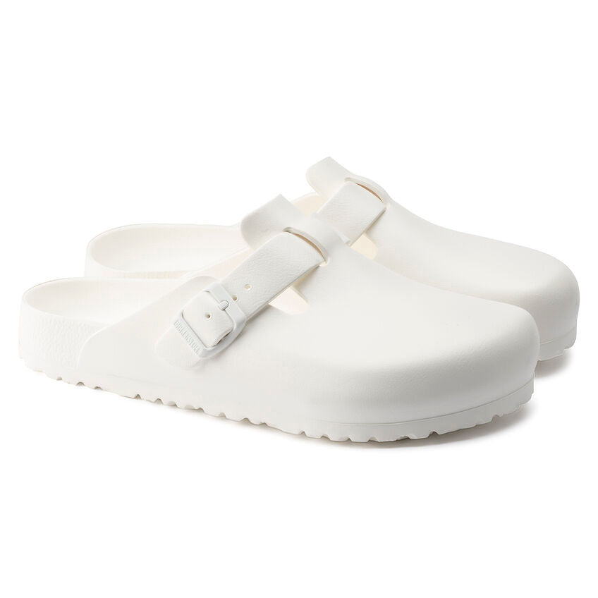 Birkenstock Boston Essentials EVA in White  Women's Footwear