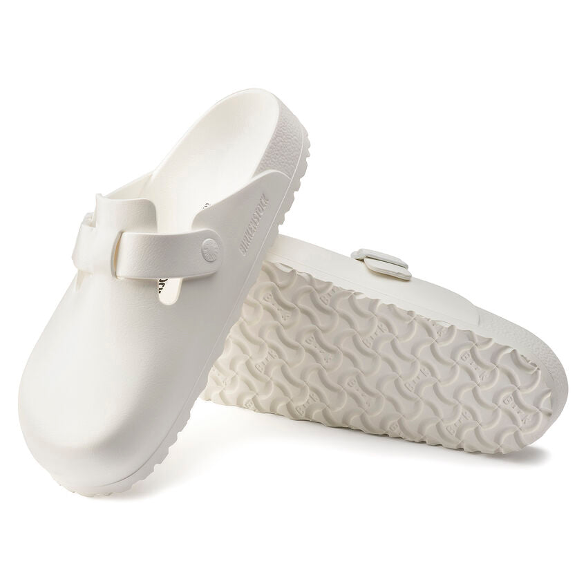 Birkenstock Boston Essentials EVA in White  Women's Footwear