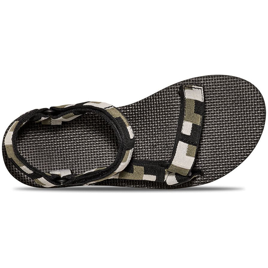 Teva Women's Flatform Universal Sandal in Retro Shapes Black  Women's Footwear