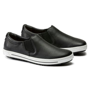 Birkenstock QO 400 Leather Safety Shoe in Black  Unisex Footwear