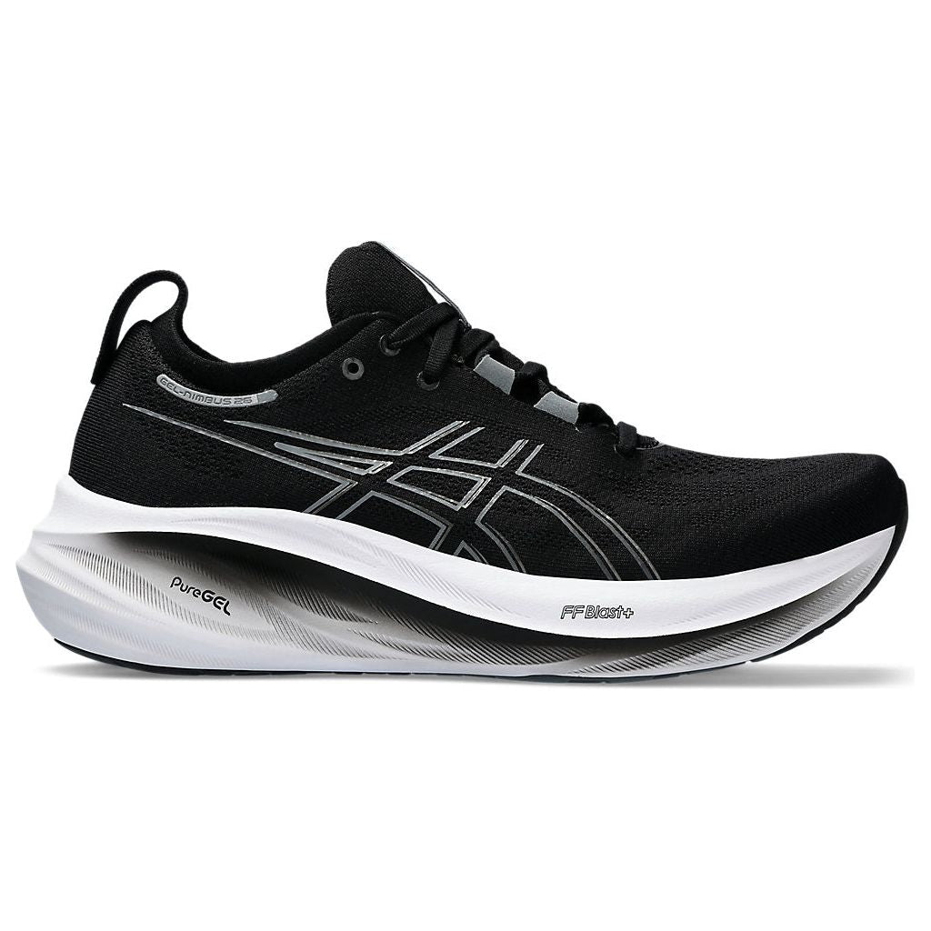 Asics Men's Gel-Nimbus 26 in Black Graphite Grey  Men's Footwear