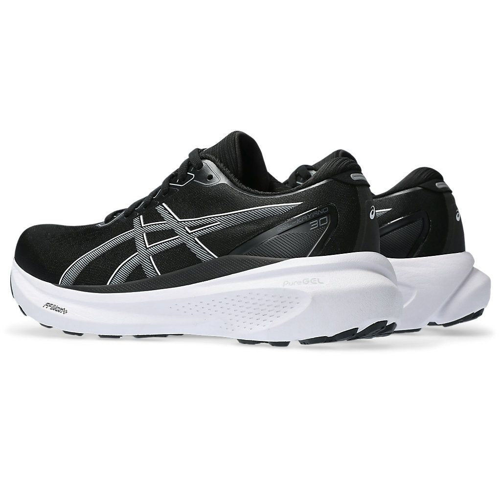 Asics Women's Gel-Kayano 30 in Black Sheet Rock  Women's Footwear