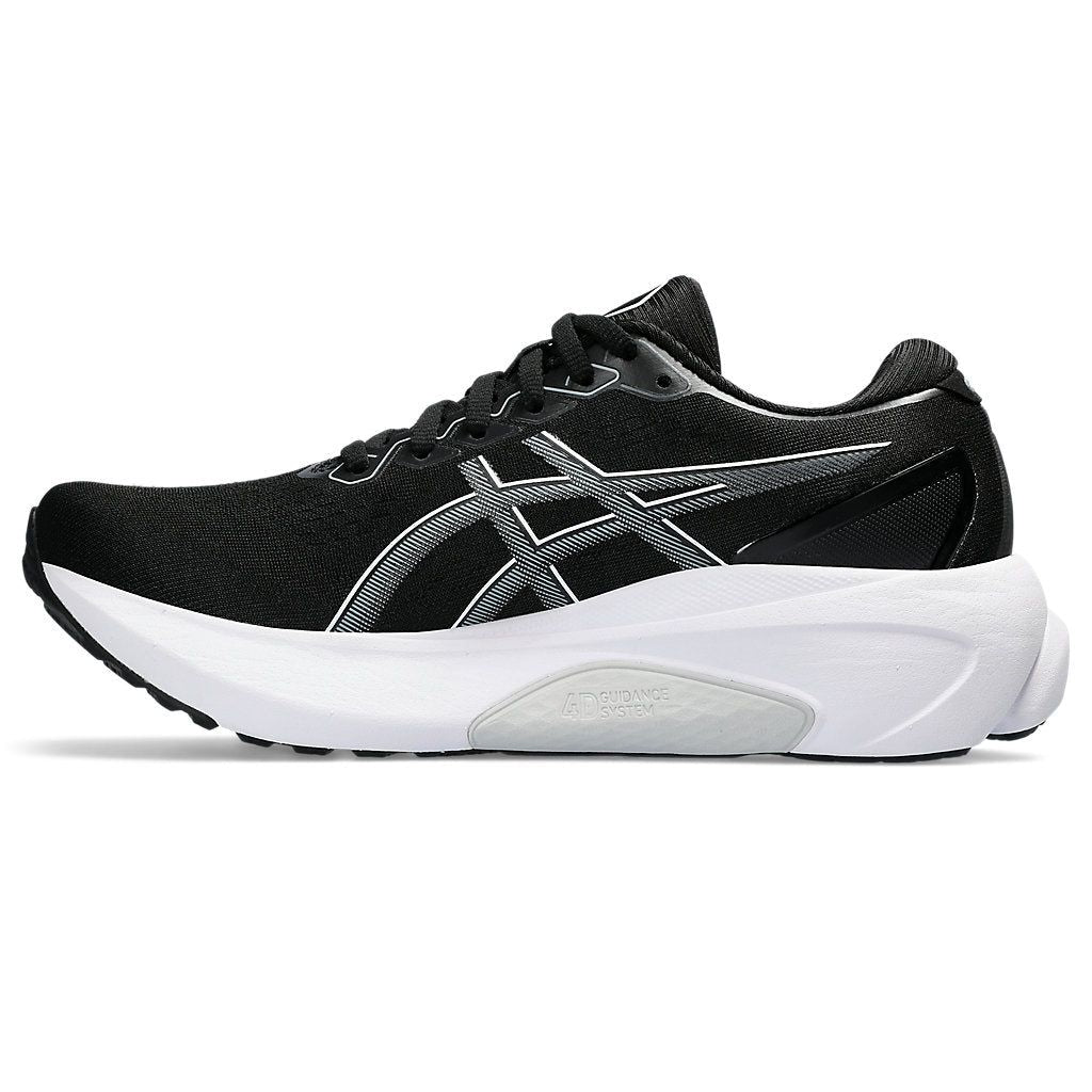 Asics Women's Gel-Kayano 30 in Black Sheet Rock  Women's Footwear