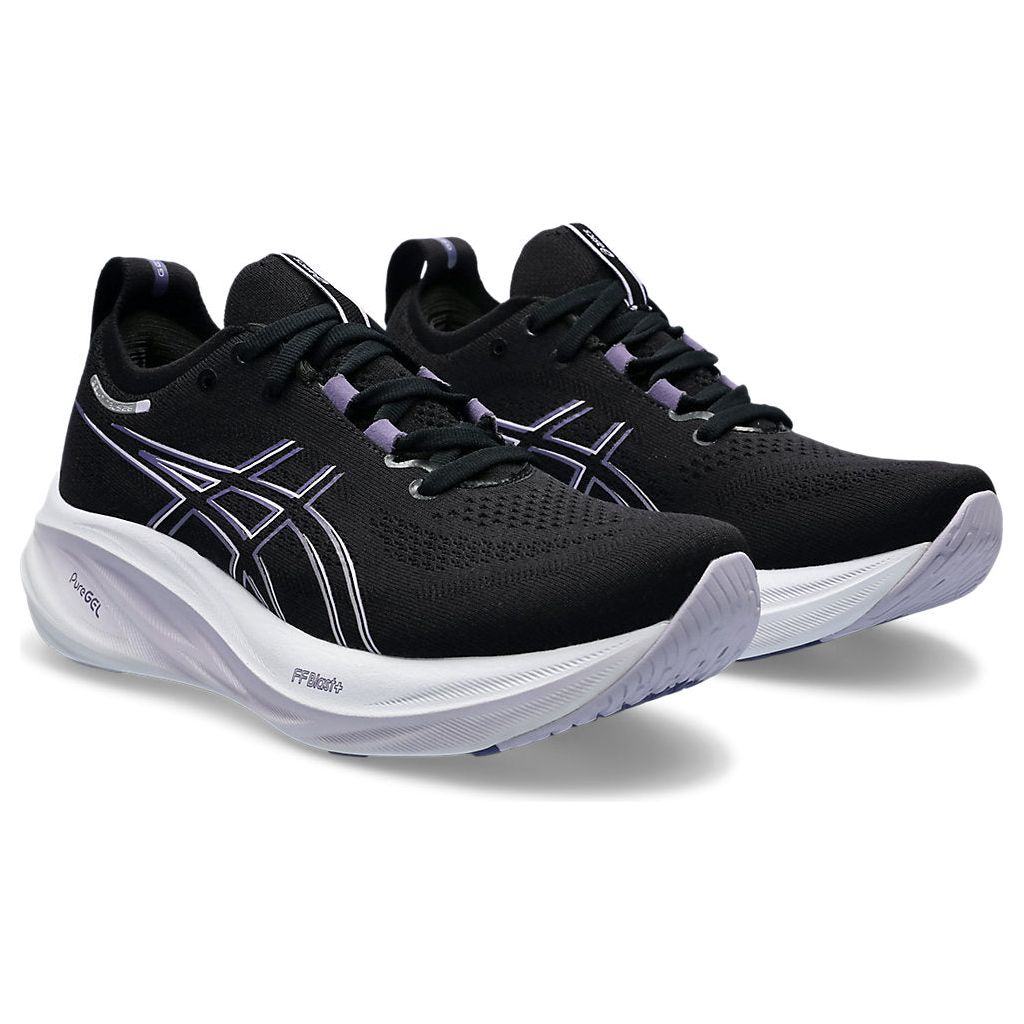 Asics Women's Gel-Nimbus 26 in Black Dusty Purple  Shoes