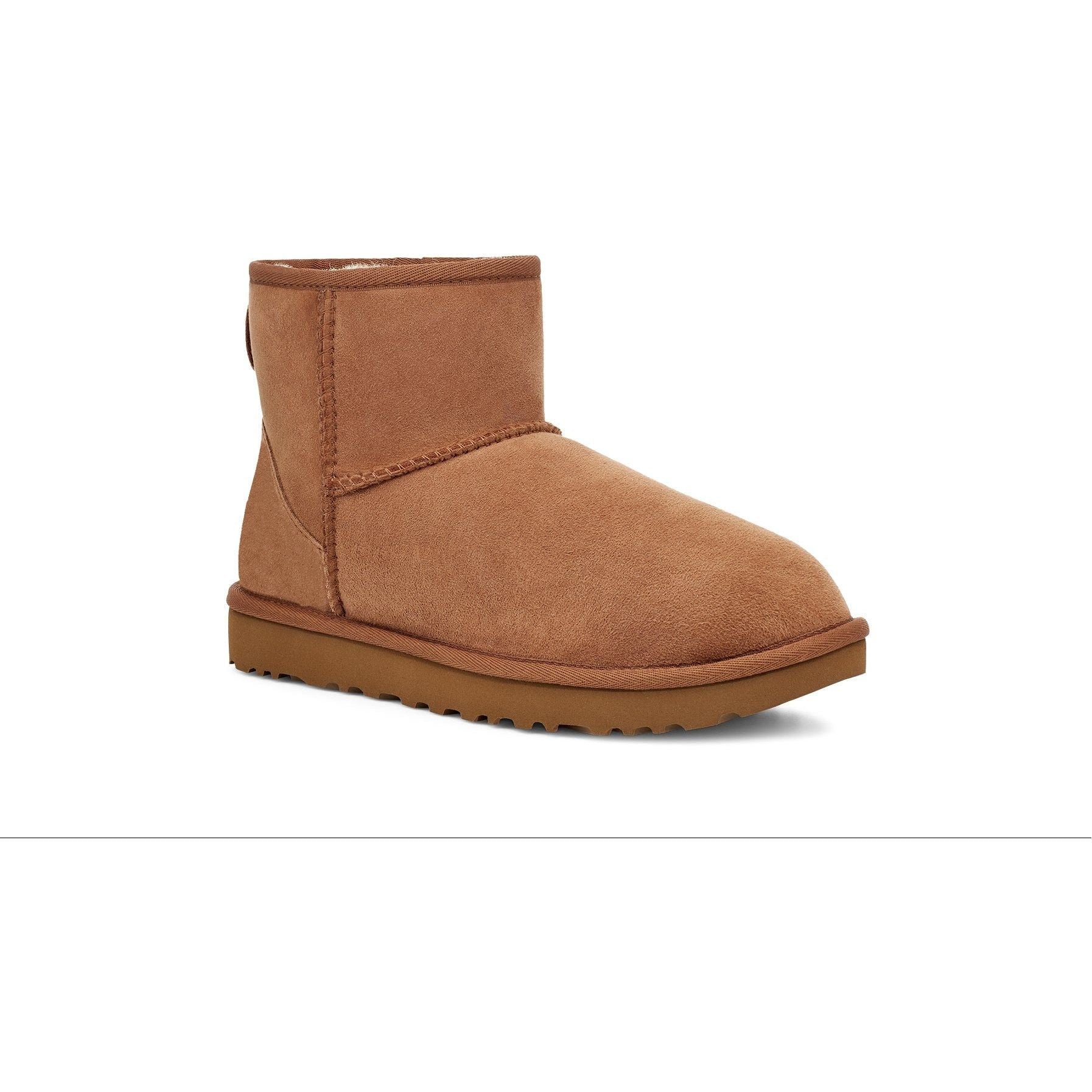 UGG Women's Classic Mini II Boot in Chestnut-Footprint USA