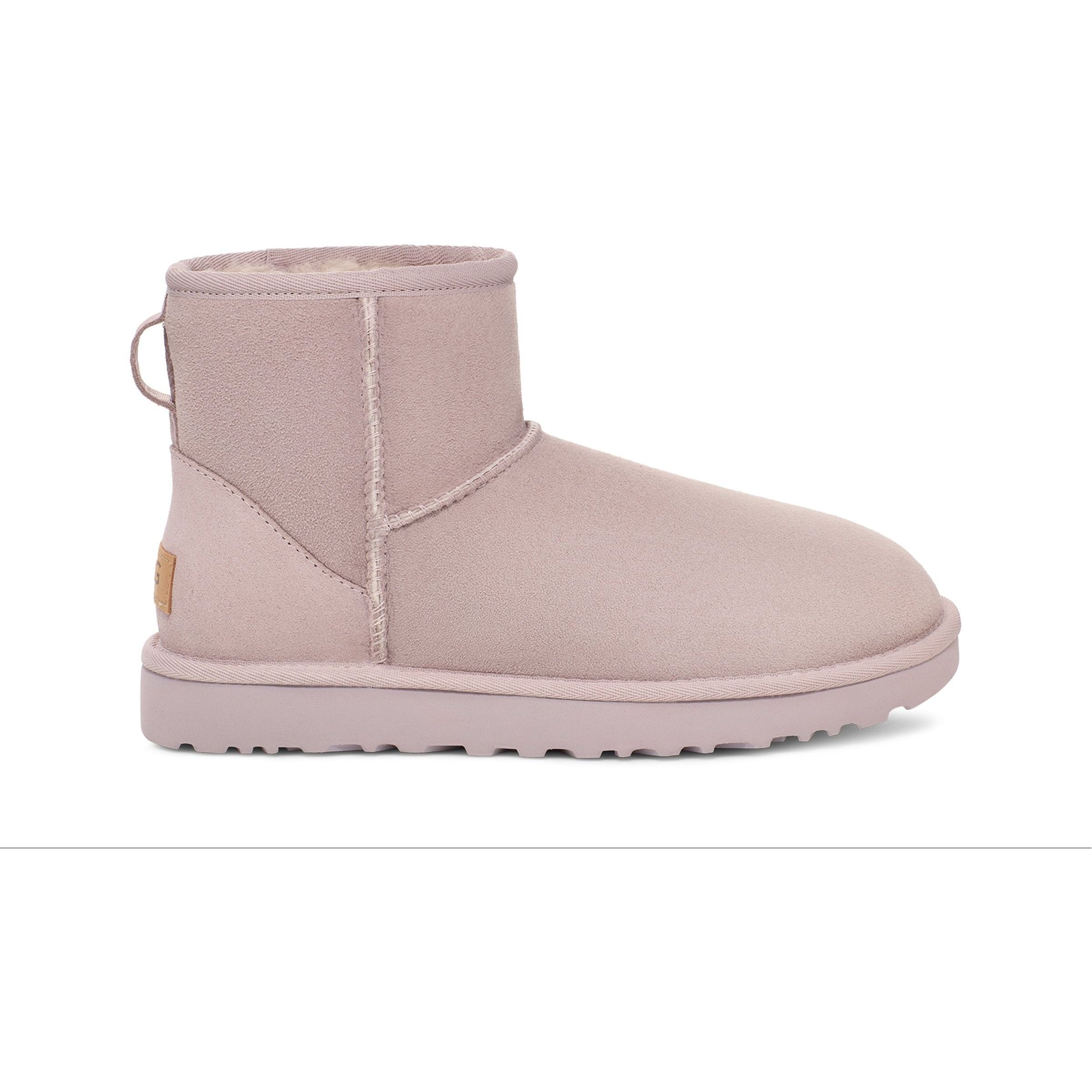 UGG Women’s Classic Mini II in Pale Smoke-Footprint USA