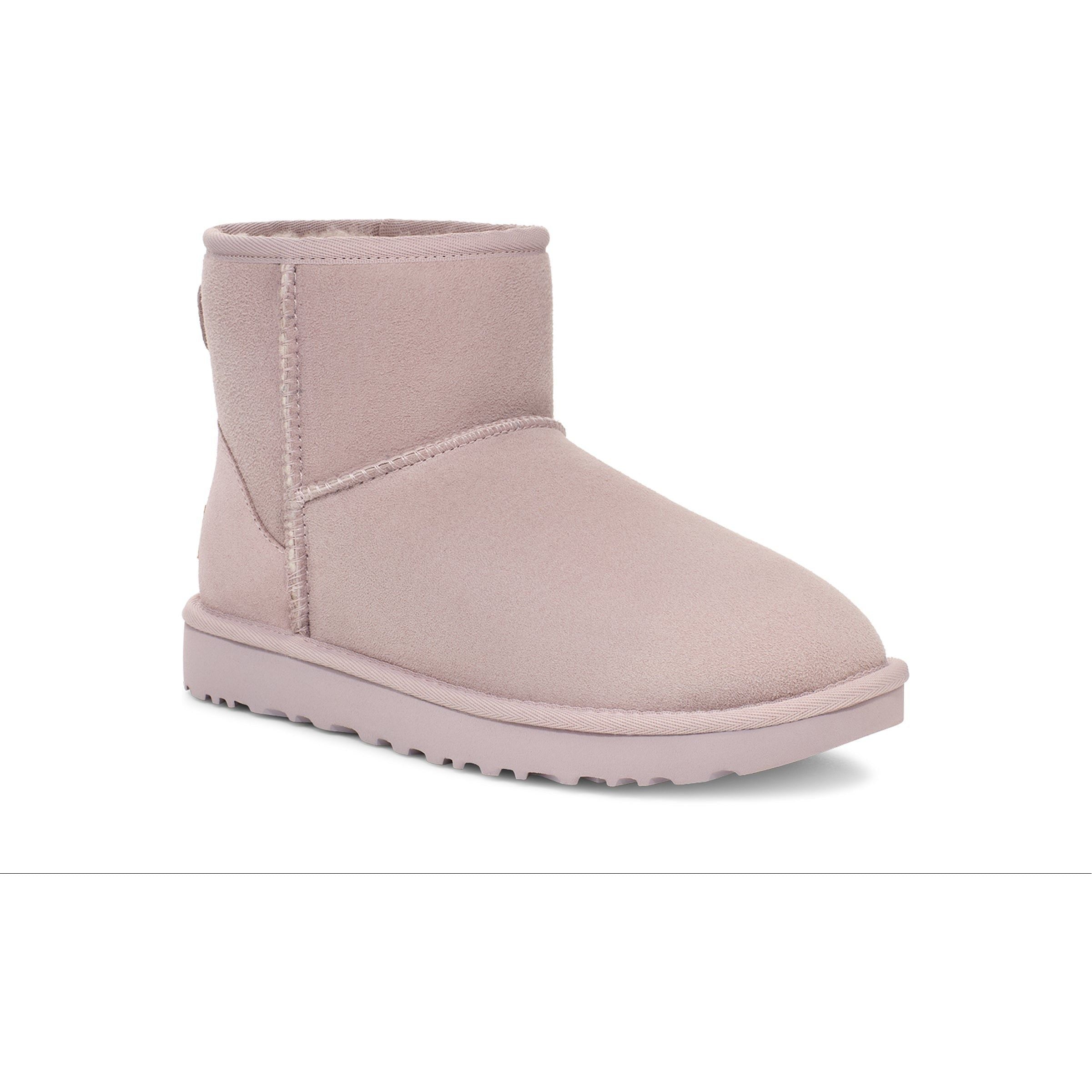 UGG Women’s Classic Mini II in Pale Smoke-Footprint USA