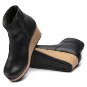 Birkenstock Ebba Leather Boot in Black  Women's Footwear