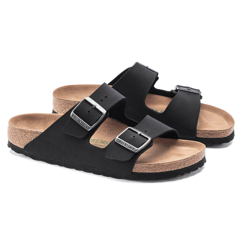 Birkenstock Arizona Vegan Birkibuc in Black  Shoes