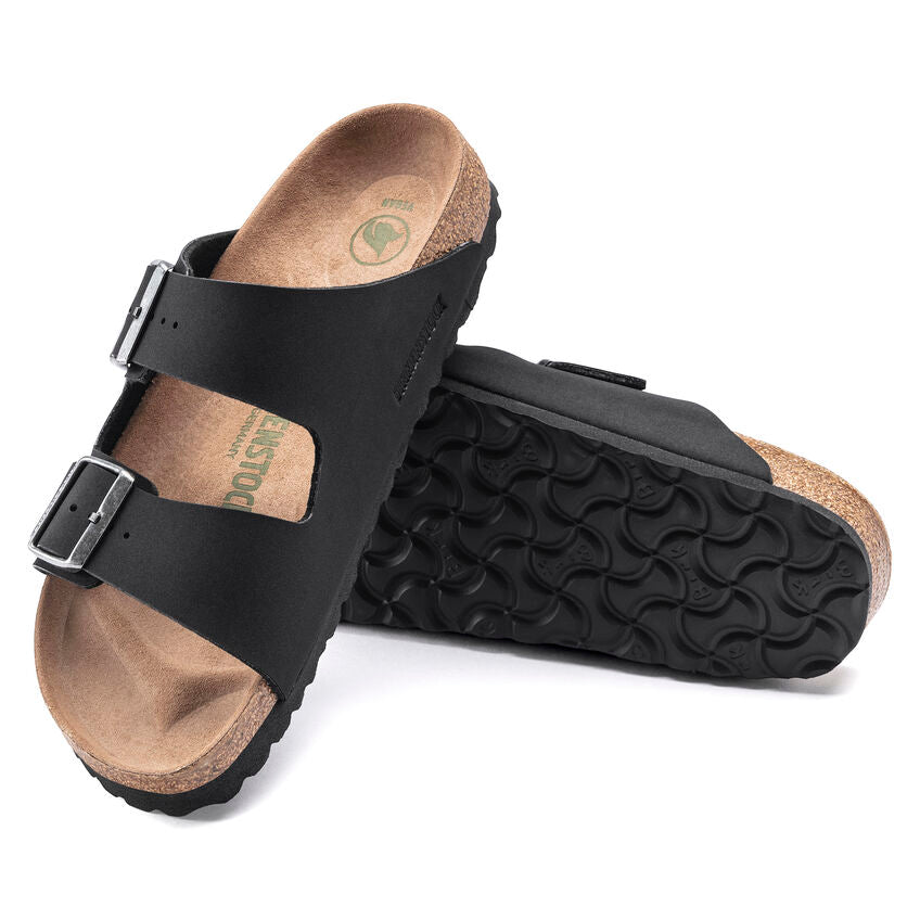 Birkenstock Arizona Vegan Birkibuc in Black  Shoes