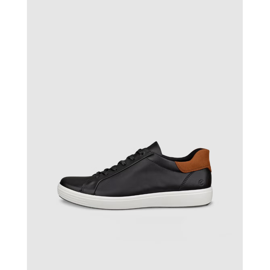 ECCO Men's Soft 7 Leather Slip-In Sneaker