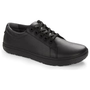 Birkenstock QO 500 Leather Safety Shoe in Black Leather